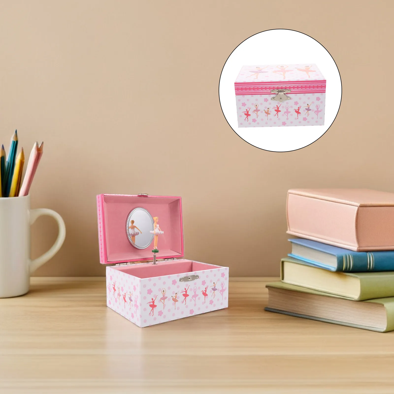 Girls Ballet Music Box Musical Jewellery Box Elegant Treasure Case Earring Holder Storage Birthday Christmas Gift Keepsake
Girls Ballet Music Box Musical Jewellery Box Elegant Treasure Case Earring Holder Storage Birthday Christmas Gift Keepsake