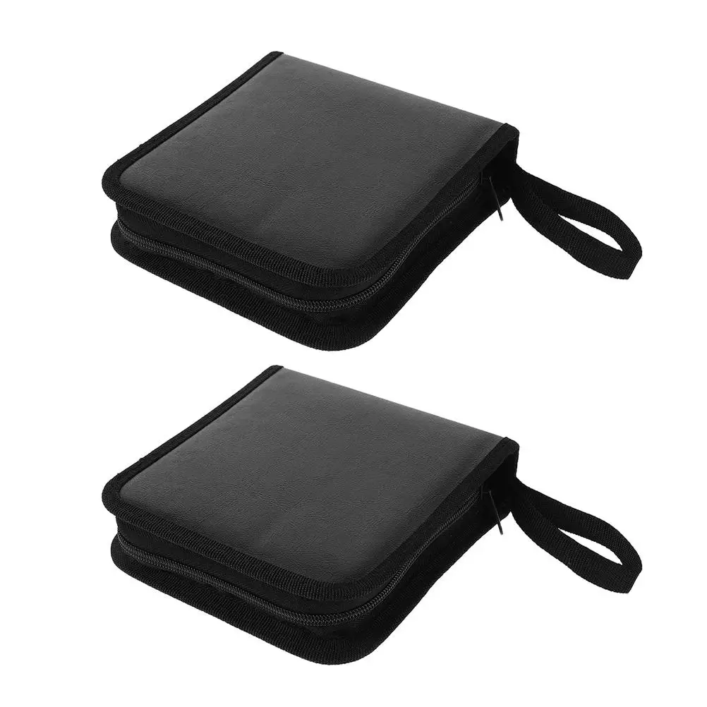 2pcs CD Storage Bag PU 40 Discs Capacity Car DVD Storage Pouch Organizer Portable Dustproof Case Cute Reusable
2pcs CD Storage Bag PU 40 Discs Capacity Car DVD Storage Pouch Organizer Portable Dustproof Case Cute Reusable