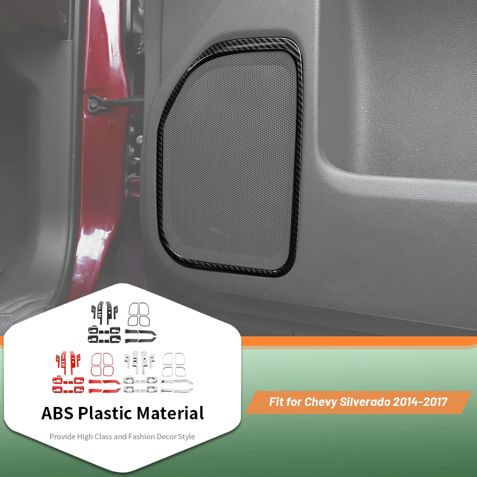 Car Carbon Fiber Pattern Door Interior Trim Kit For Chevy Silverado 2014-2017 Interior Accessories
Car Carbon Fiber Pattern Door Interior Trim Kit For Chevy Silverado 2014-2017 Interior Accessories