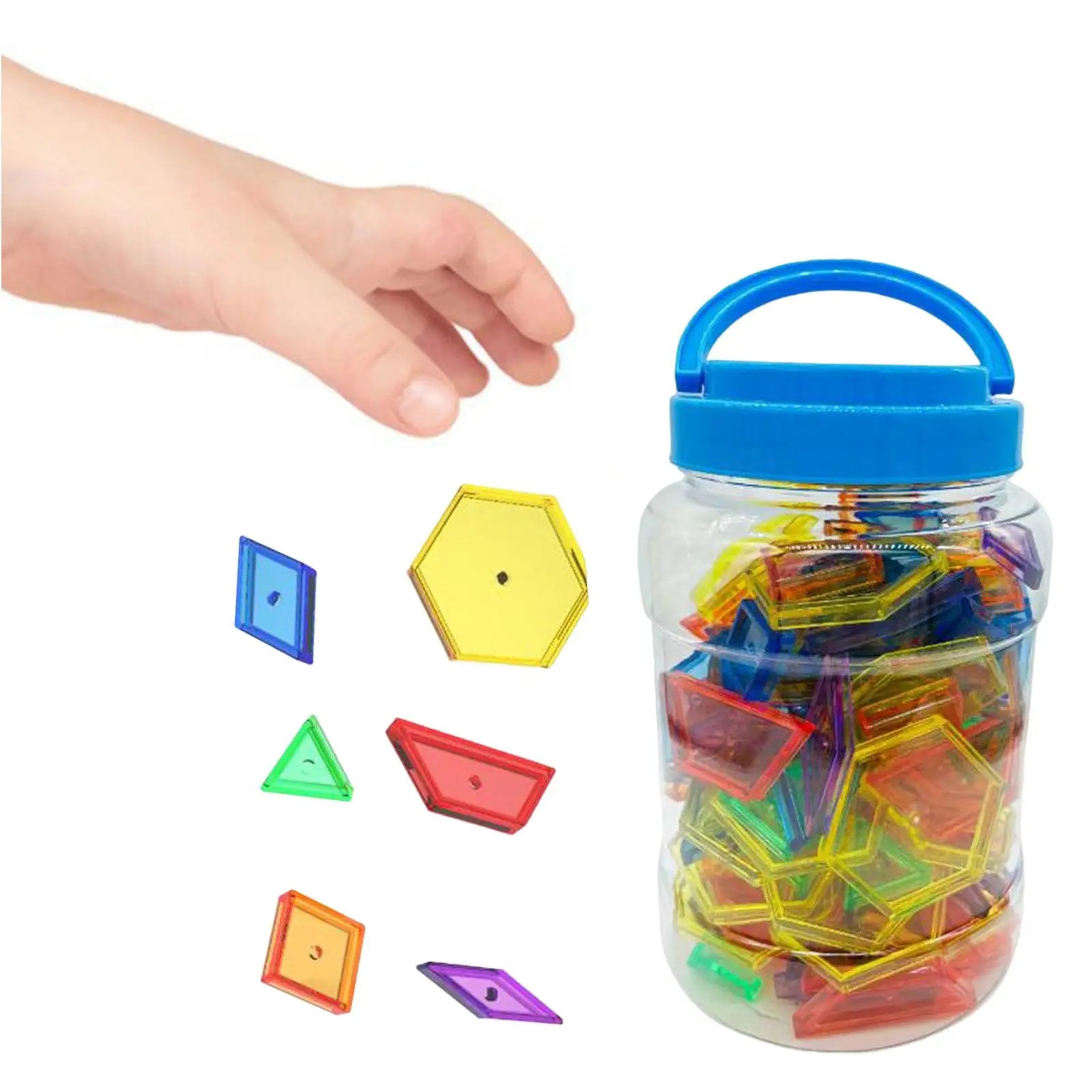 140x Mini Jar Set Shape Sorting hand eye Coordination Attribute Blocks for Games
140x Mini Jar Set Shape Sorting hand eye Coordination Attribute Blocks for Games