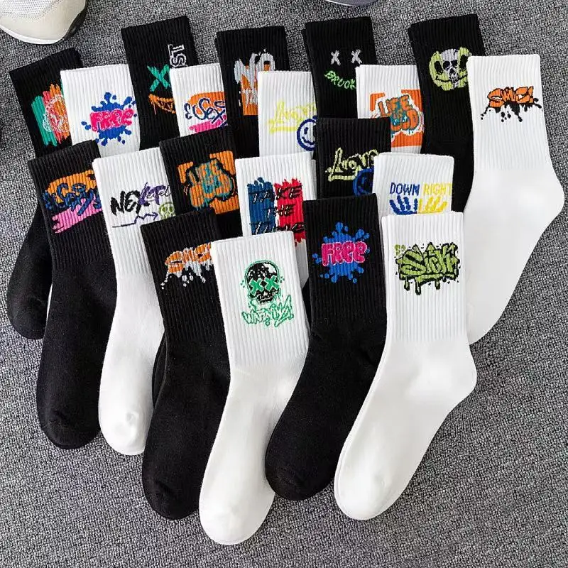 Couple long socks, sports cotton socks, ins student basketball socks, breathable and odor-resistant, black and white men's mid-c
Couple long socks, sports cotton socks, ins student basketball socks, breathable and odor-resistant, black and white men's mid-c