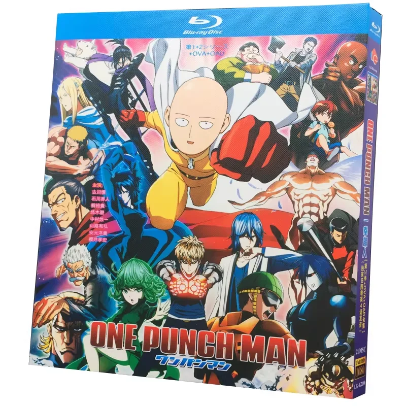 BD Blu-ray: Аниме One Punch Man, сезоны 1-3, плюс OVA и OAD, полная коллекция, 4-дисковый бокс-сет
BD Blu-ray: Аниме One Punch Man, сезоны 1-3, плюс OVA и OAD, полная коллекция, 4-дисковый бокс-сет