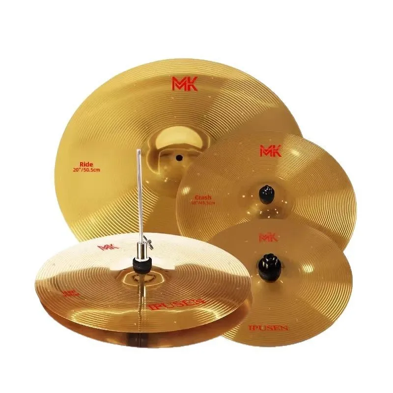 Set of drum cymbal 16-inch hanging cymbal 20-inch wipe, ding ding cymbal 14-inch stepping cymbal 10-inch fork
Set of drum cymbal 16-inch hanging cymbal 20-inch wipe, ding ding cymbal 14-inch stepping cymbal 10-inch fork