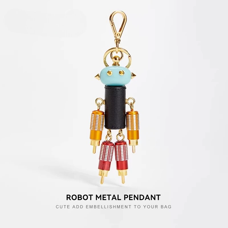 Punk Robot Metal Pendant Design Sense Bag Charm Unique Keychain Trendy Brand Accessory
Punk Robot Metal Pendant Design Sense Bag Charm Unique Keychain Trendy Brand Accessory