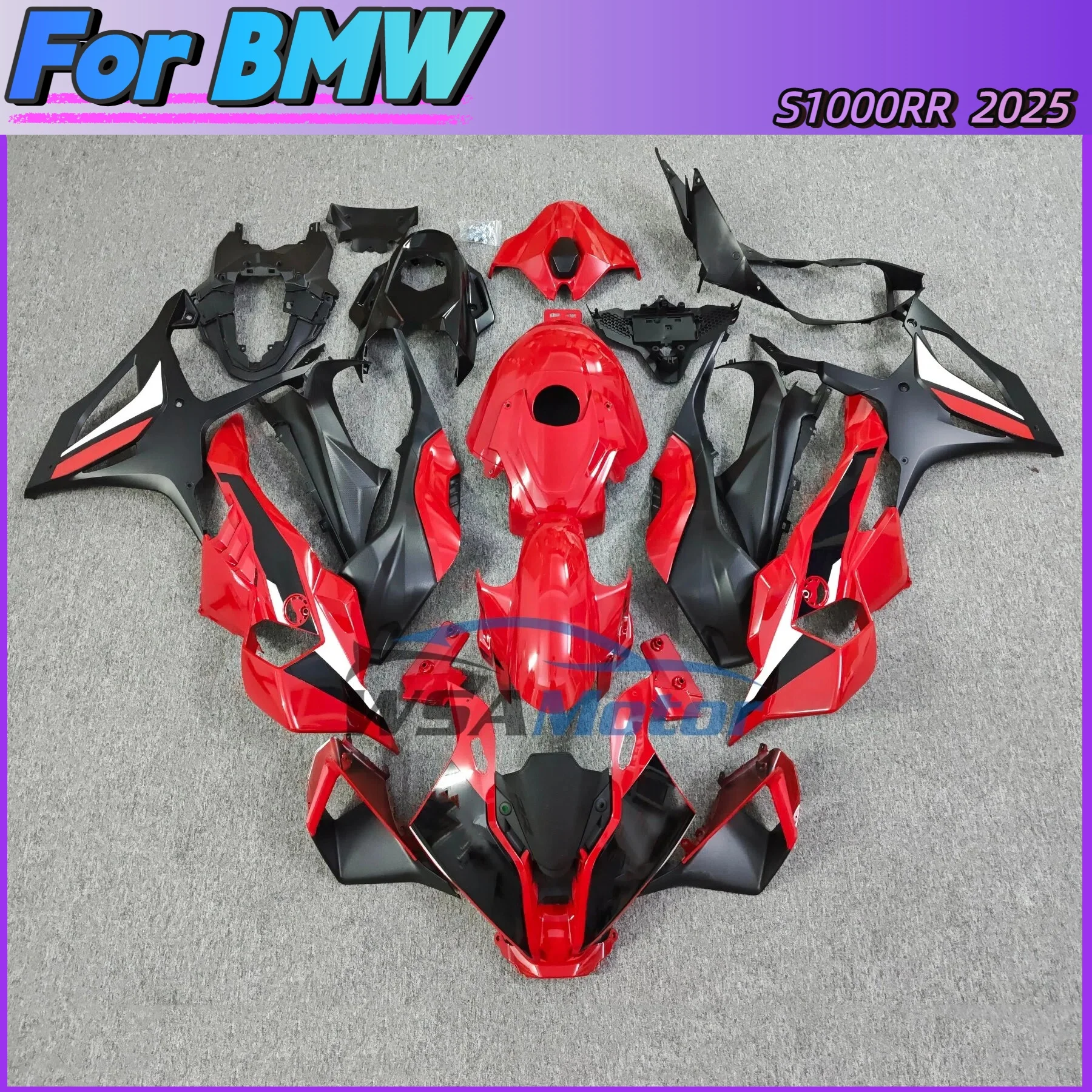 The New ABS Fairing is Suitable For The Motorcycle M1000RR S1000RR 2025 2026 Body kit With Red Black Carbon Fiber Paint
The New ABS Fairing is Suitable For The Motorcycle M1000RR S1000RR 2025 2026 Body kit With Red Black Carbon Fiber Paint