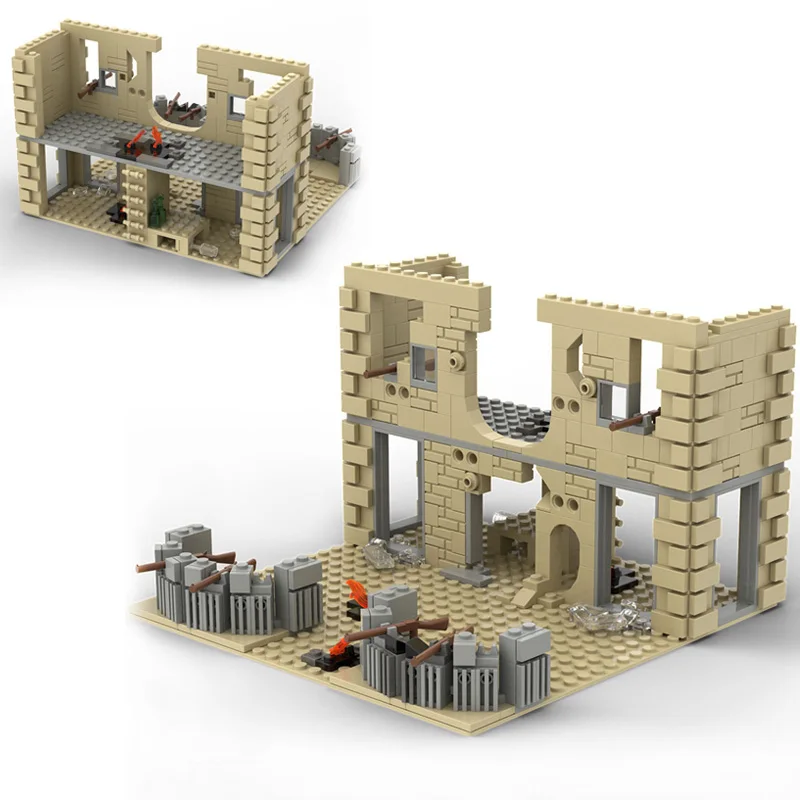 Moc военная база, руинутая крепость, бункерная модель, набор строительных блоков для мальчиков, собранная военная сцена, развивающие игрушки, маленькие кирпичи, подарки
Moc военная база, руинутая крепость, бункерная модель, набор строительных блоков для мальчиков, собранная военная сцена, развивающие игрушки, маленькие кирпичи, подарки