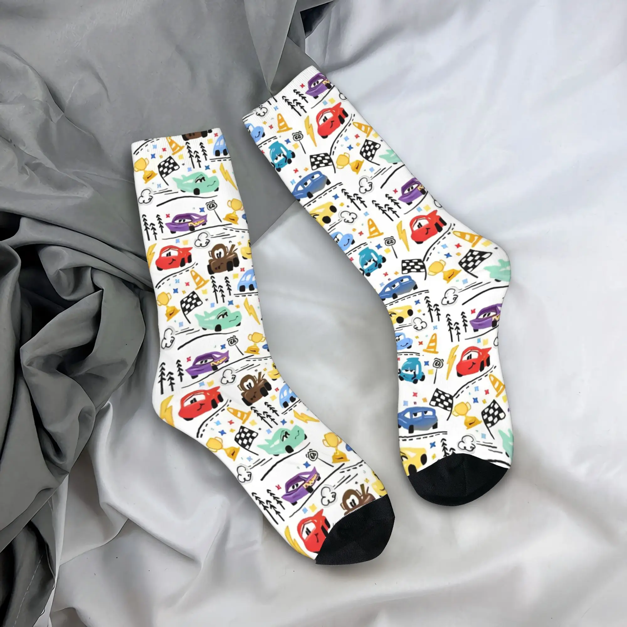 Носки Cars Lightning McQueen, модные носки, весенние нескользящие носки для женщин и мужчин, мягкие дышащие носки с графическим рисунком, носки для бега
Носки Cars Lightning McQueen, модные носки, весенние нескользящие носки для женщин и мужчин, мягкие дышащие носки с графическим рисунком, носки для бега