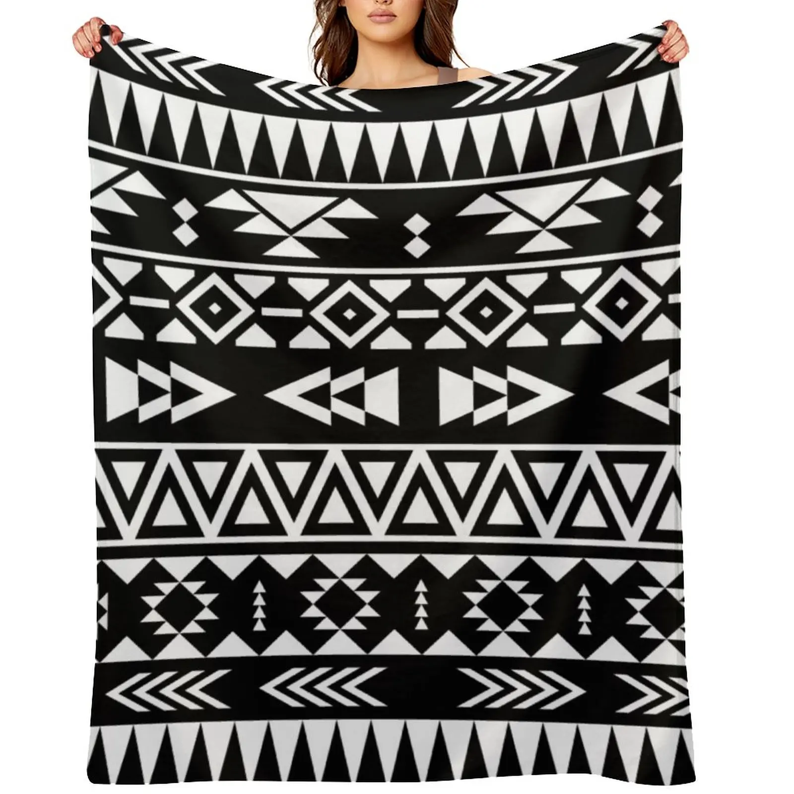 Black and white geometric aztec pattern Throw Blanket Sofa Throw Luxury Multi-Purpose Blankets
Black and white geometric aztec pattern Throw Blanket Sofa Throw Luxury Multi-Purpose Blankets