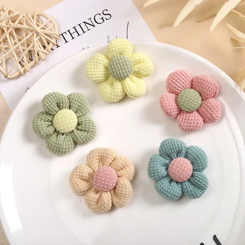 10Pcs/Lot 5.0cm Handmade Flowers Padded Appliques For Crafts Baby's DIY Accessories Hairpin Decoration Ornament Accessories
10Pcs/Lot 5.0cm Handmade Flowers Padded Appliques For Crafts Baby's DIY Accessories Hairpin Decoration Ornament Accessories