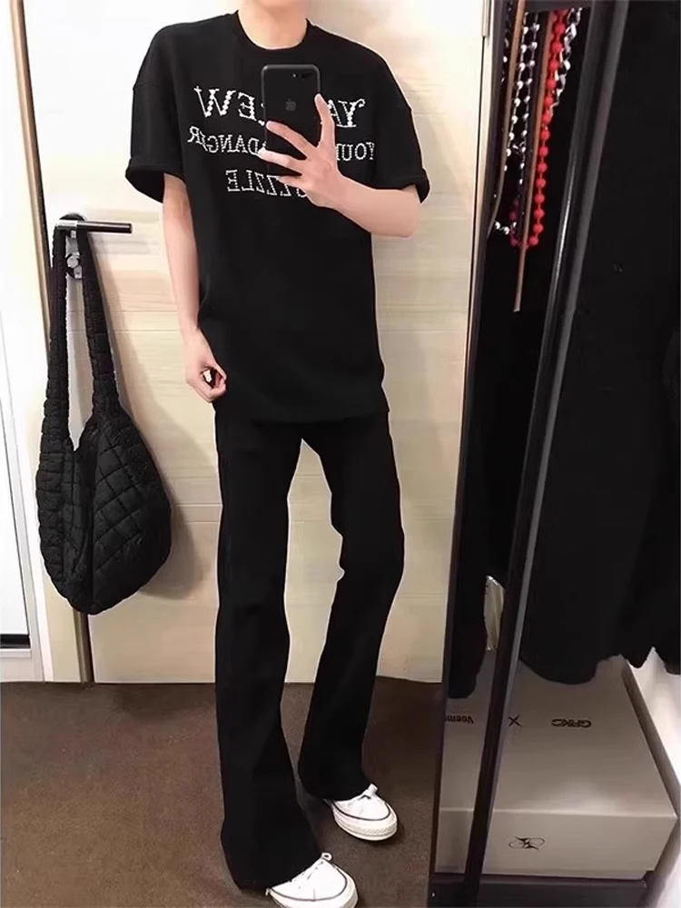 Белые мужские джинсы с высокой талией, летние американские эластичные прямые брюки с прямыми штанинами, расклешенные брюки для похудения, джинсы Cleanfit
Белые мужские джинсы с высокой талией, летние американские эластичные прямые брюки с прямыми штанинами, расклешенные брюки для похудения, джинсы Cleanfit