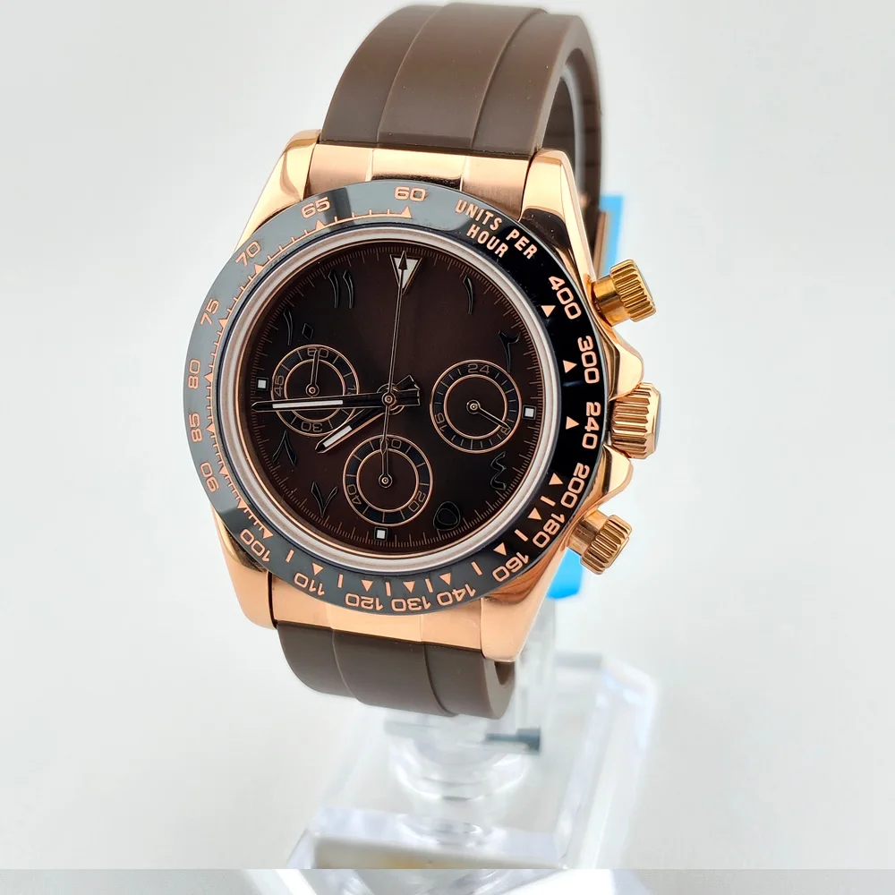 39MM Men's Watch VK63 Watch Three Eye Dial Sapphire Glass Stainless Steel Waterproof Case Quartz Watch Timetable NO logo Watch
39MM Men's Watch VK63 Watch Three Eye Dial Sapphire Glass Stainless Steel Waterproof Case Quartz Watch Timetable NO logo Watch