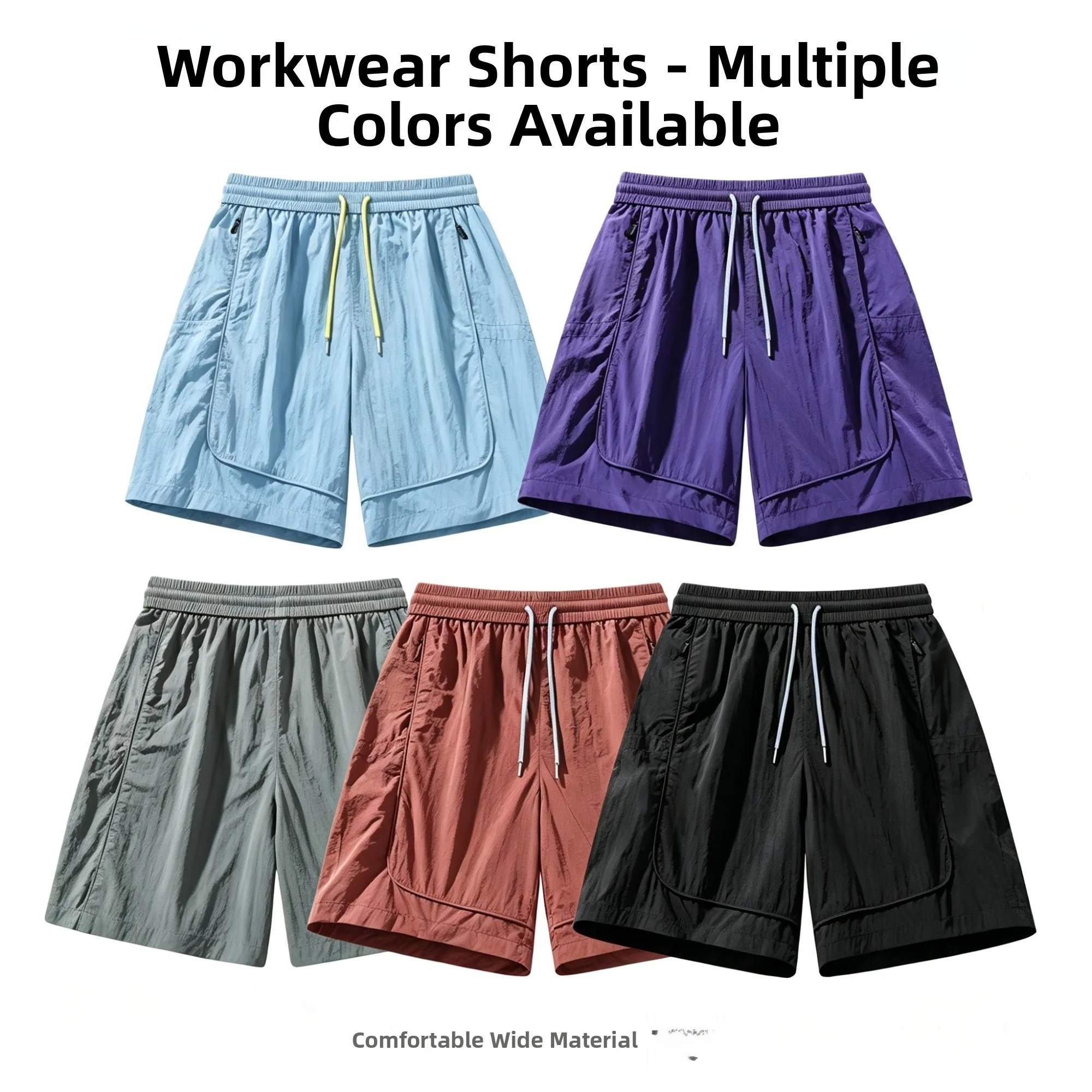 Outdoor Functionality Shorts! Unisex Summer Lightweight Breathable Elastic Waist Loose Sports Casual Shorts Trendy
Outdoor Functionality Shorts! Unisex Summer Lightweight Breathable Elastic Waist Loose Sports Casual Shorts Trendy