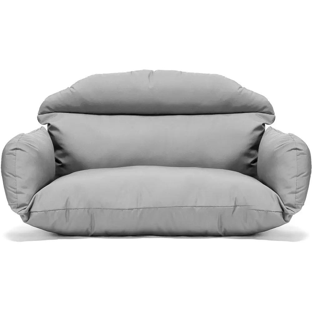 2 Person Hanging Egg Chair Cushion - Light Grey, Quick-Drying, Weather-Resistant, Sot Cotton illing, hine Washable
2 Person Hanging Egg Chair Cushion - Light Grey, Quick-Drying, Weather-Resistant, Sot Cotton illing, hine Washable
