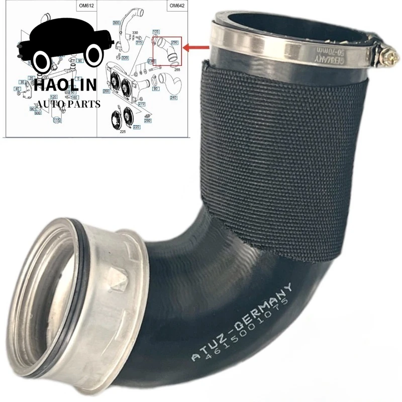 OEM 4615001075 A4615001075 Brand New AG Intercharge Air Hose For Mercedes-Benz G-Class W461 W463
OEM 4615001075 A4615001075 Brand New AG Intercharge Air Hose For Mercedes-Benz G-Class W461 W463