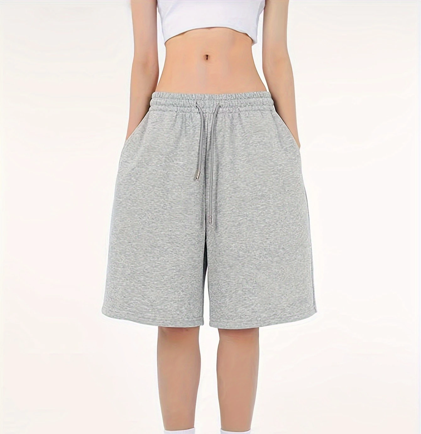 Women's Summer Solid Color Casual Shorts Elastic Waistband Sweat-wicking and Breathable Suitable for Sports Running and Fitness
Women's Summer Solid Color Casual Shorts Elastic Waistband Sweat-wicking and Breathable Suitable for Sports Running and Fitness