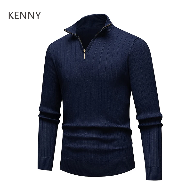 KENNY Элитный бренд футболка с длинным рукавом весна и осень однотонная полуводолазка на молнии вязаный свитер мужские модные новые топы
KENNY Элитный бренд футболка с длинным рукавом весна и осень однотонная полуводолазка на молнии вязаный свитер мужские модные новые топы