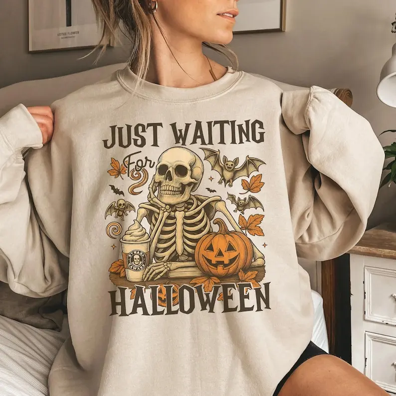 Толстовка со скелетом на Хэллоуин, винтажная толстовка с рисунком тыквы и летучих мышей, жуткий сезон, осенняя модная уличная одежда в стиле ретро, 2025 г.
Толстовка со скелетом на Хэллоуин, винтажная толстовка с рисунком тыквы и летучих мышей, жуткий сезон, осенняя модная уличная одежда в стиле ретро, 2025 г.