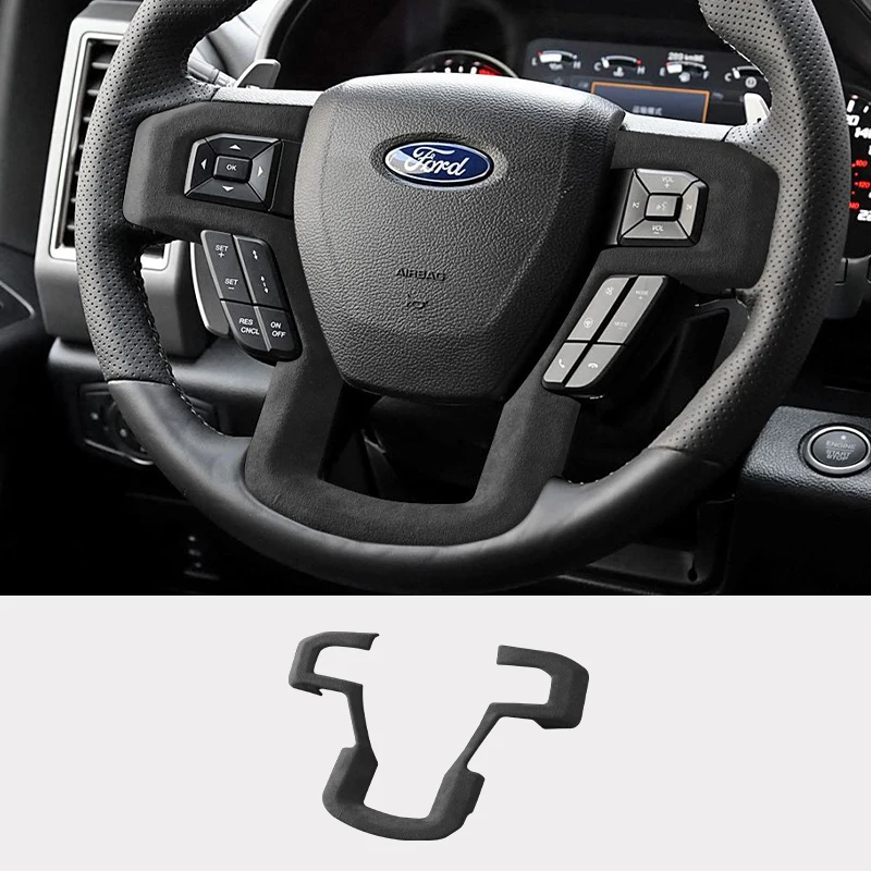 Made of Alcantara Car Steering Wheel Frame Trim Cover Decorative Suede Car For Ford Raptor F-150 2017 2018 2019 car Accessories
Made of Alcantara Car Steering Wheel Frame Trim Cover Decorative Suede Car For Ford Raptor F-150 2017 2018 2019 car Accessories