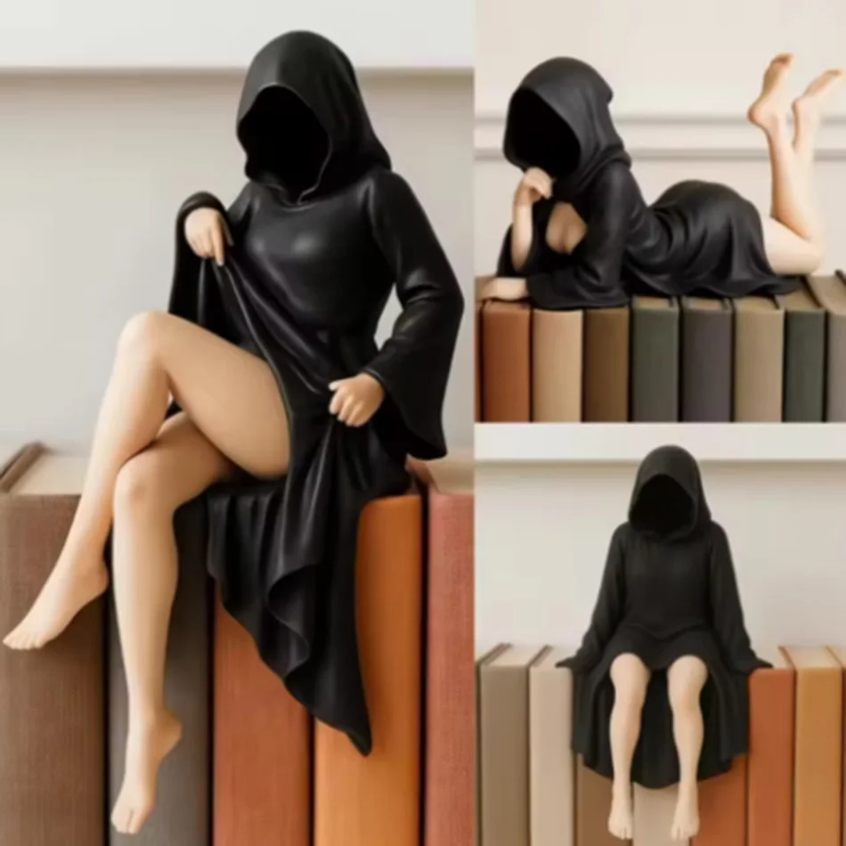 Таинственная фигурка королевы в черном плаще для декора рабочего стола на Хэллоуин, атмосферный декор для книжной полки, подарок на день рождения
Таинственная фигурка королевы в черном плаще для декора рабочего стола на Хэллоуин, атмосферный декор для книжной полки, подарок на день рождения