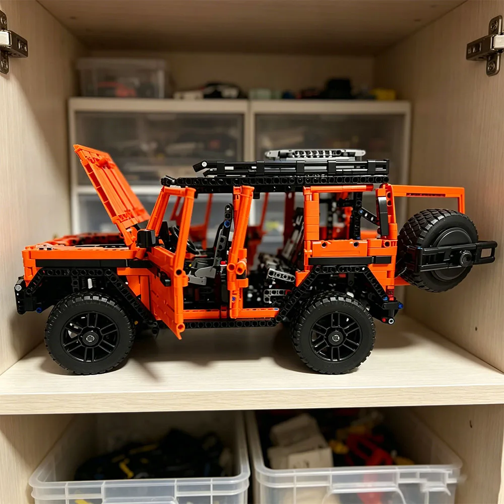 Технологичный внедорожник MOC: Конструктор-модель автомобиля для детей, мальчиков, подарок на Рождество, день рождения, праздник
Технологичный внедорожник MOC: Конструктор-модель автомобиля для детей, мальчиков, подарок на Рождество, день рождения, праздник
