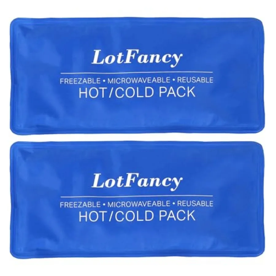 LotFancy Ice Pack for Injuries, Pack of 2, Reusable Hot Cold Pack for Therapy, Cooling or Heating Pad for First Aid, Back Shoul
LotFancy Ice Pack for Injuries, Pack of 2, Reusable Hot Cold Pack for Therapy, Cooling or Heating Pad for First Aid, Back Shoul