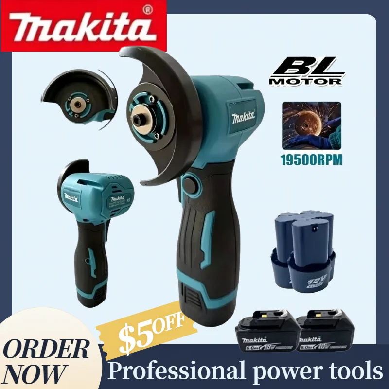 Makita 12V Compact Cordless Mini Grinder Multifunctional Angle Grinder With Cutting Wheel For Cutting And Diamond Polishing Jobs
Makita 12V Compact Cordless Mini Grinder Multifunctional Angle Grinder With Cutting Wheel For Cutting And Diamond Polishing Jobs