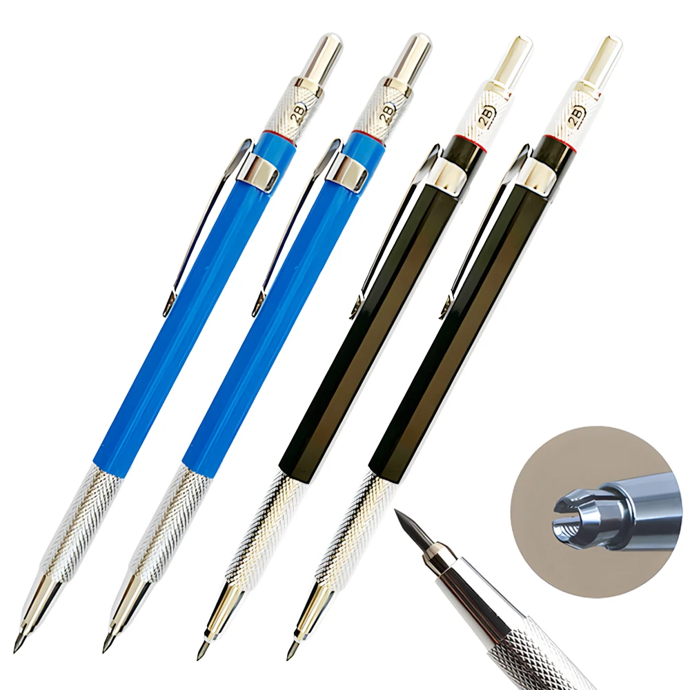 Автоматические карандаши 2 мм с цветными графитовыми стержнями для рисования, живописи, скетчинга, эстетического письма, канцелярские товары, сменные стержни для автоматических карандашей
Автоматические карандаши 2 мм с цветными графитовыми стержнями для рисования, живописи, скетчинга, эстетического письма, канцелярские товары, сменные стержни для автоматических карандашей