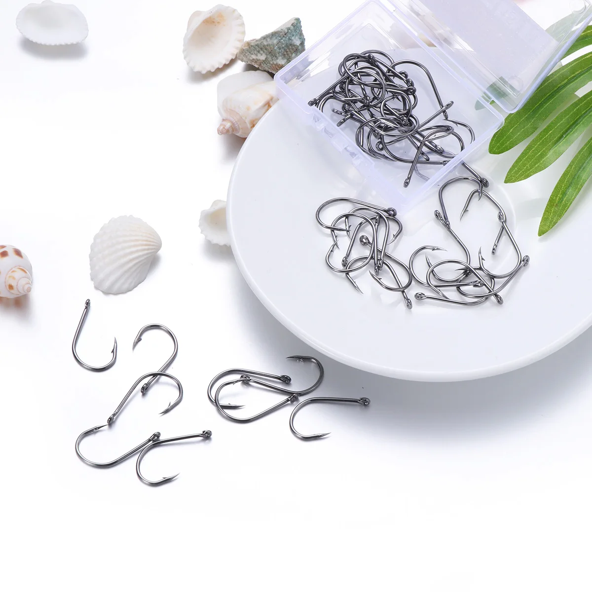 100 pcs Boxed Fishing Hooks Carbon Steel Durable Saltwater Freshwater Pike Bass Herring Muskie Snapper
100 pcs Boxed Fishing Hooks Carbon Steel Durable Saltwater Freshwater Pike Bass Herring Muskie Snapper