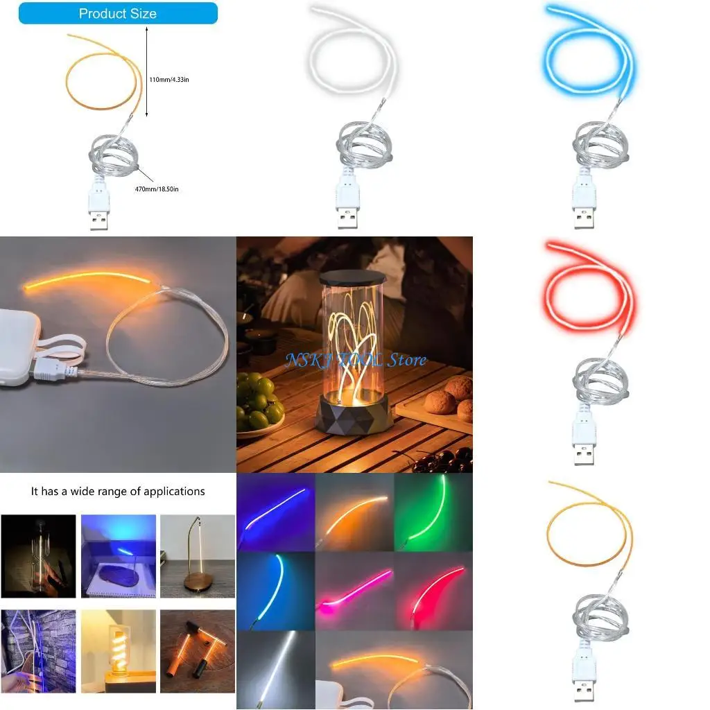L8RC USB 5V LED Filament Flexible Chip Diode Lighting Light Bulb Accessories
L8RC USB 5V LED Filament Flexible Chip Diode Lighting Light Bulb Accessories