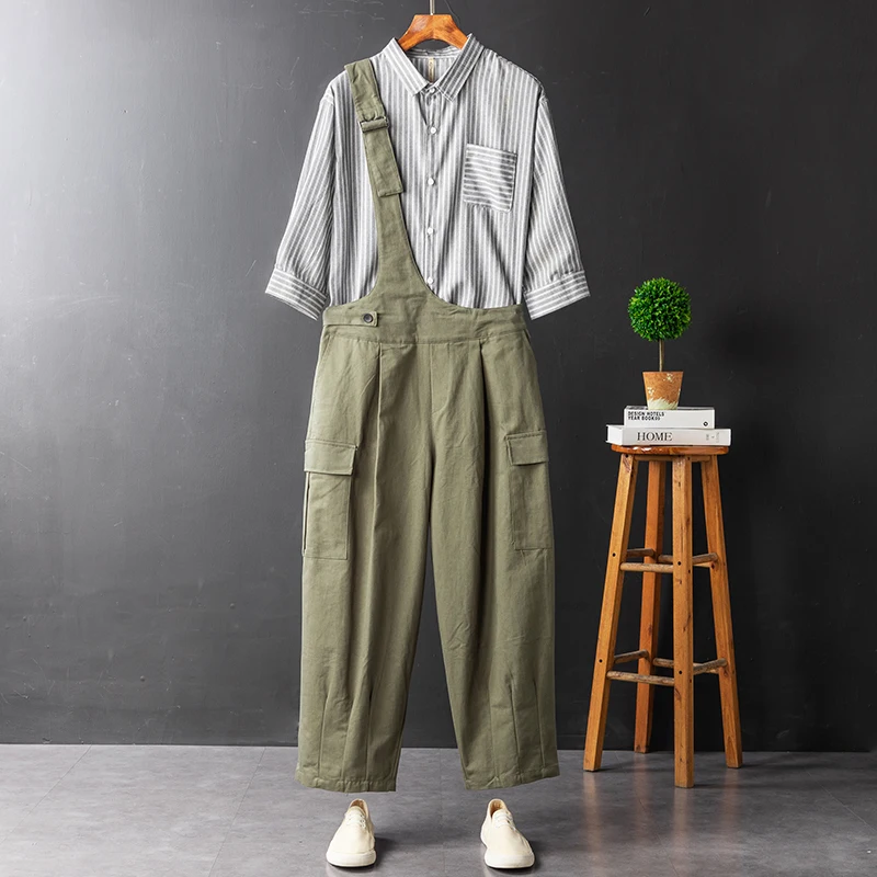 Мужской комбинезон в стиле хип-хоп, на одно плечо, прямые брюки, военный стиль, легкий уход, весна-осень
Мужской комбинезон в стиле хип-хоп, на одно плечо, прямые брюки, военный стиль, легкий уход, весна-осень