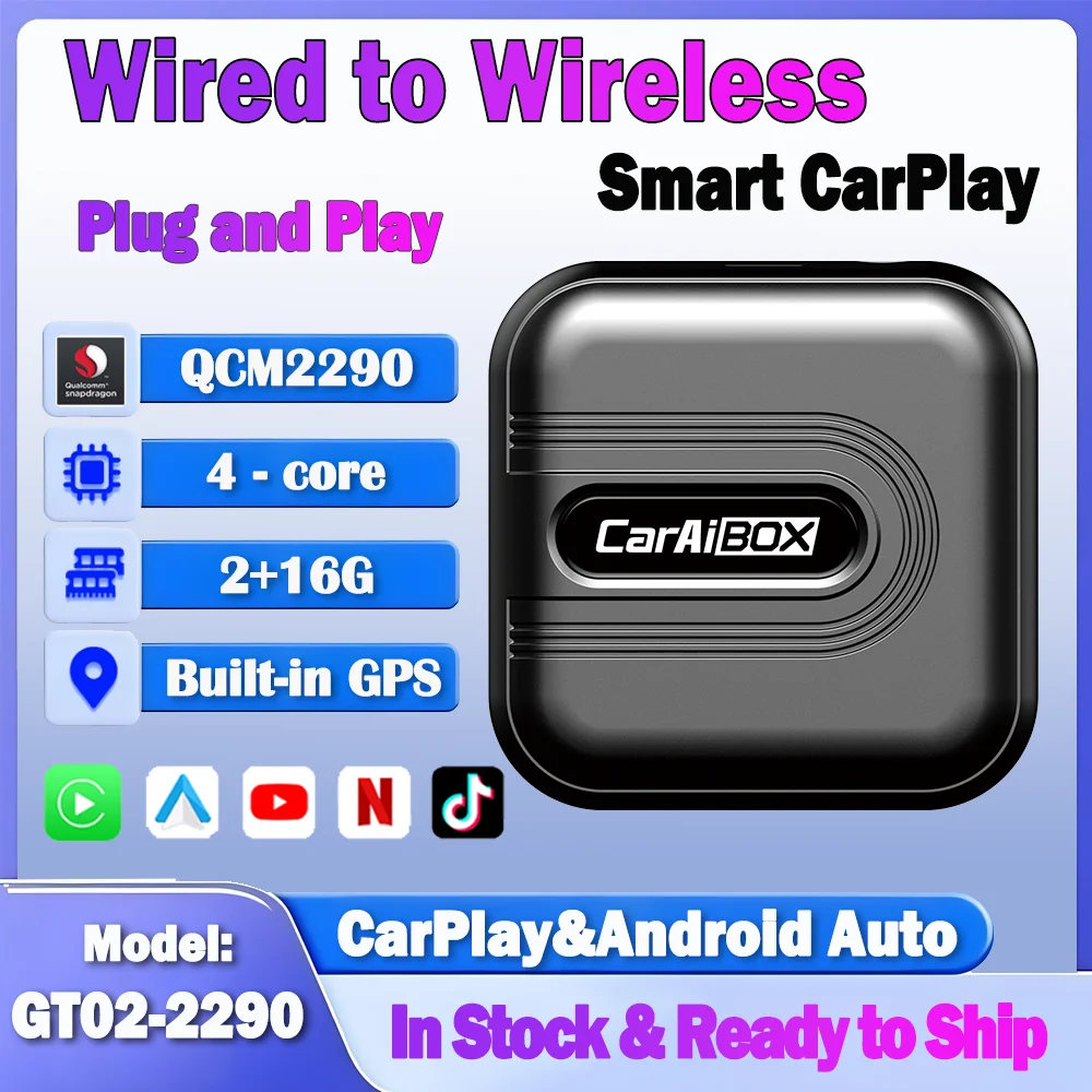 Best-Selling OEM Wired CarPlay to Android Auto Smart Adapter with Qualcomm 2290 Chipsets
Best-Selling OEM Wired CarPlay to Android Auto Smart Adapter with Qualcomm 2290 Chipsets