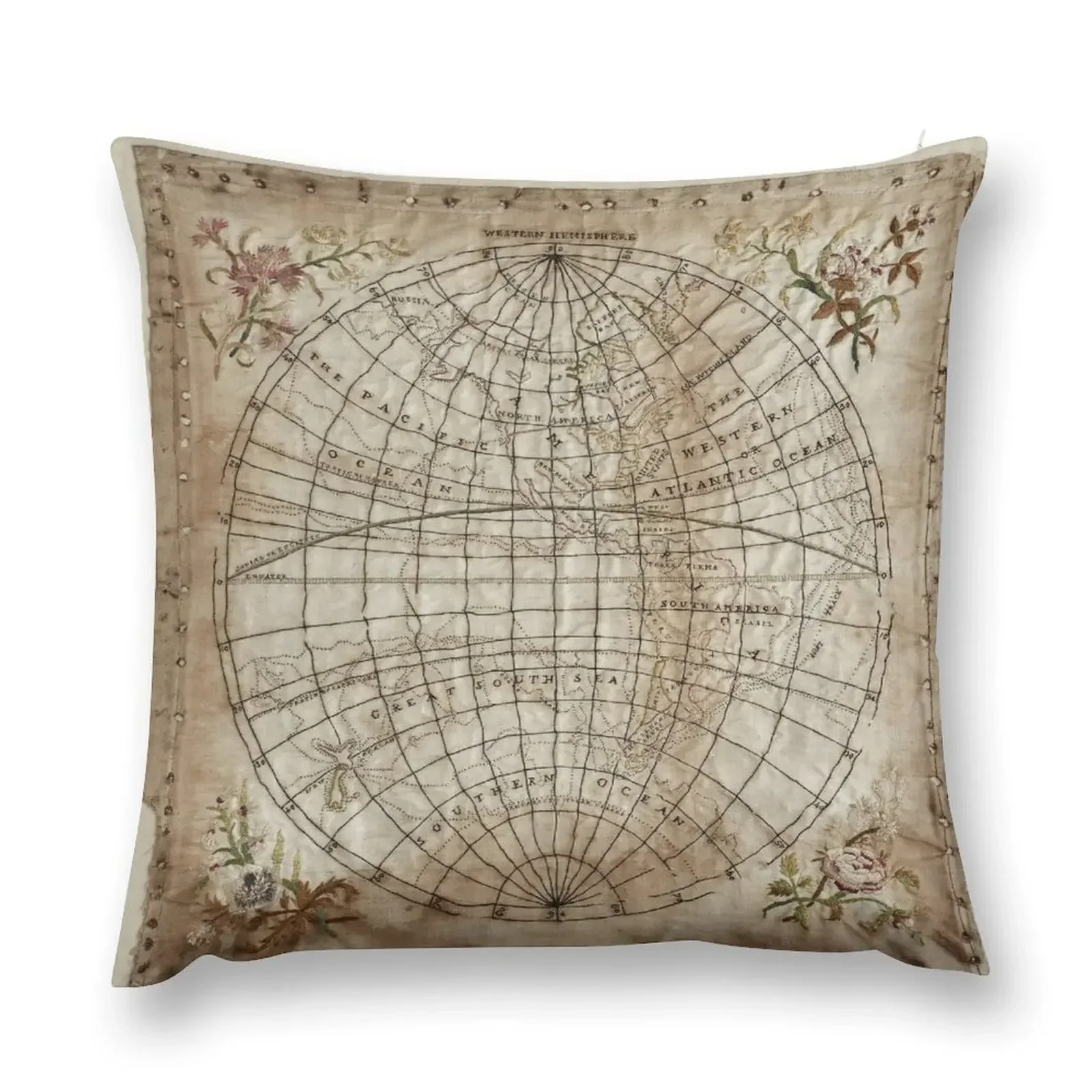 Captain Cook's three voyages embroidery Throw Pillow Sofa Cushion Cover Pillow Cases pillow
Captain Cook's three voyages embroidery Throw Pillow Sofa Cushion Cover Pillow Cases pillow