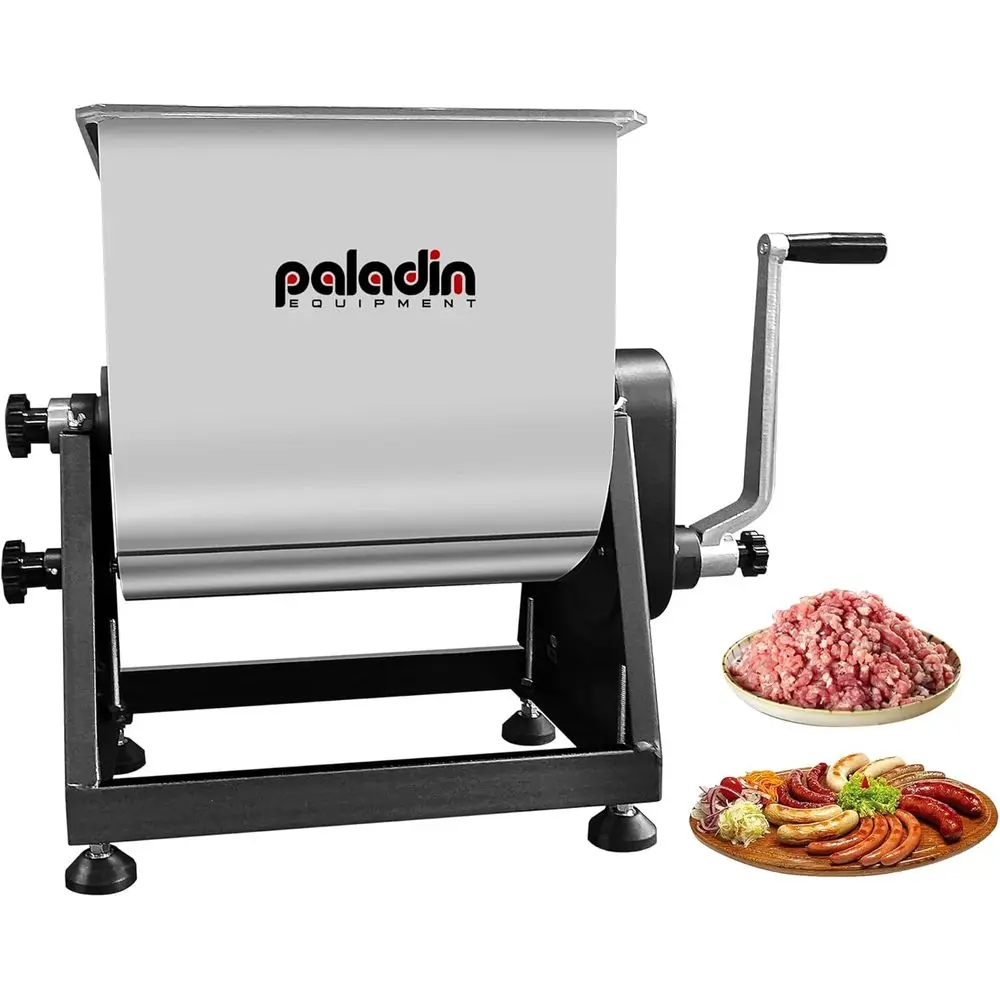 7Gal 50 LBS acity Meat Mixer or Sausage, Manually Cranked or Motorized StainlSteel Sausage Mixer or Kitchen, Deer Procing, Home
7Gal 50 LBS acity Meat Mixer or Sausage, Manually Cranked or Motorized StainlSteel Sausage Mixer or Kitchen, Deer Procing, Home