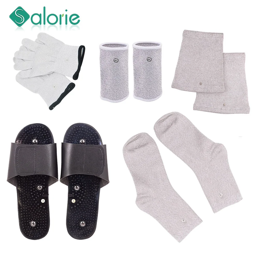 TENS EMS Electrode Electric Massager Accessories Glove Sock Bracer Slipper Cable Conductive Silver Fiber for Body Massage Pads
TENS EMS Electrode Electric Massager Accessories Glove Sock Bracer Slipper Cable Conductive Silver Fiber for Body Massage Pads