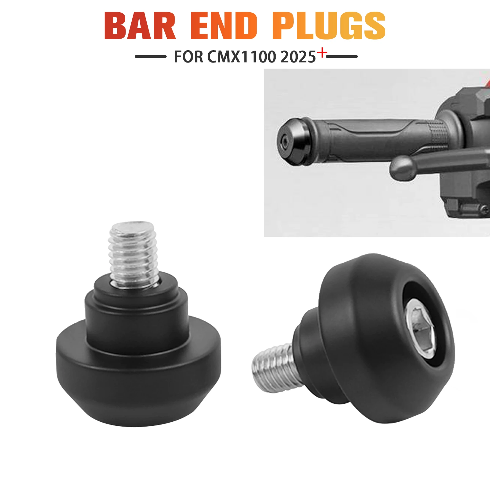 Для Honda CMX1100 REBEL CMX 1100 2025-UP мотоциклетная ручка, ручки для руля, концы, заглушка, слайдер, крышка противовеса 
Для Honda CMX1100 REBEL CMX 1100 2025-UP мотоциклетная ручка, ручки для руля, концы, заглушка, слайдер, крышка противовеса
