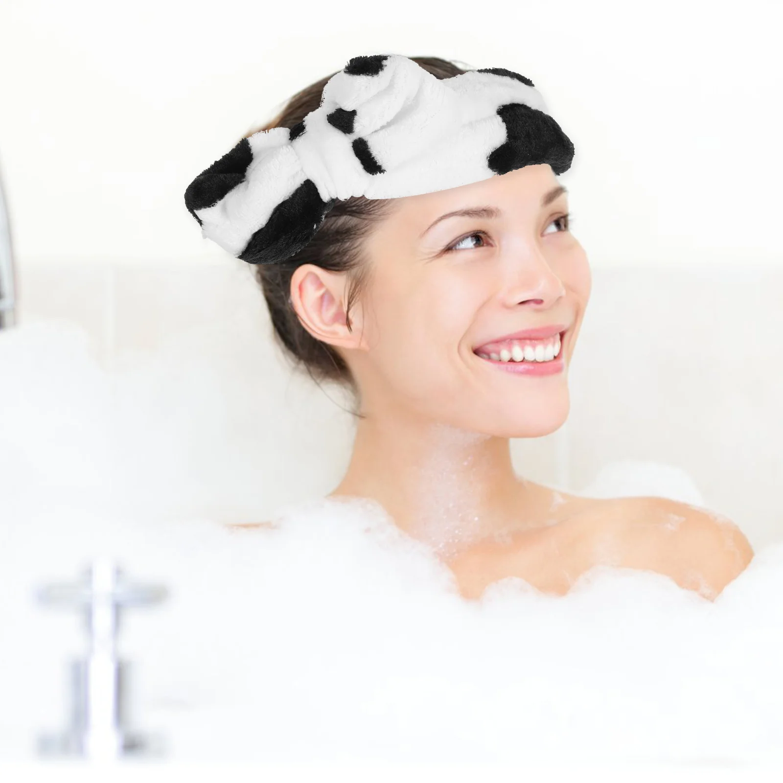 Cute Cow Print Headbands for Skincare Face Wash Plush Hair Accessories Creative Design Comfortable Cloth Durabl
Cute Cow Print Headbands for Skincare Face Wash Plush Hair Accessories Creative Design Comfortable Cloth Durabl