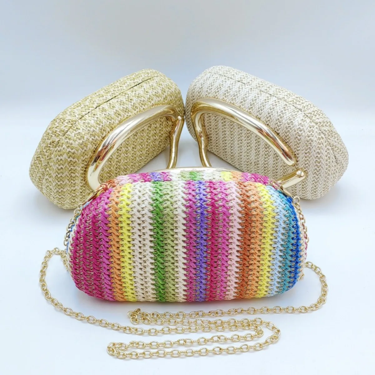 Gold Metal Closure Box Clutch Bag Women Evening Wedding Party Straw Color Purse Bag Handbag Dark Red Beige 2025 New Fashion Chic
Gold Metal Closure Box Clutch Bag Women Evening Wedding Party Straw Color Purse Bag Handbag Dark Red Beige 2025 New Fashion Chic
