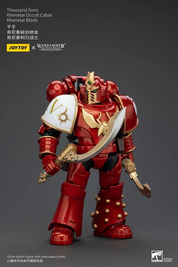 JOYTOY Warhammer "The Horus Heresy" Thousand Sons Khenetai Occult Cabal Khenetai Blade Action Figures Collection Doll Decoration
JOYTOY Warhammer "The Horus Heresy" Thousand Sons Khenetai Occult Cabal Khenetai Blade Action Figures Collection Doll Decoration