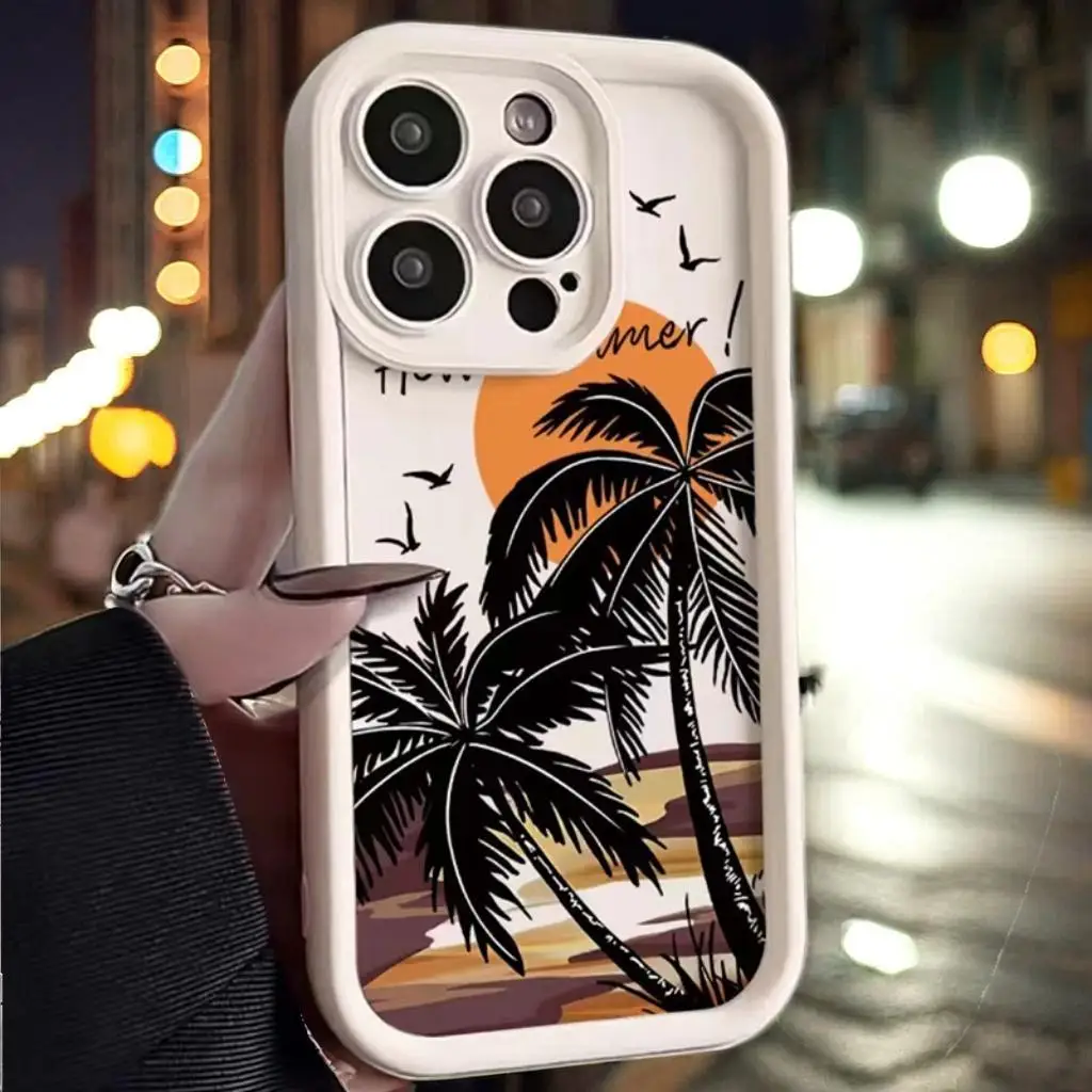 Sunset Coconut Tree Silicone Phone Case For iPhone 16 15 14 13 12 11 Pro Max XS XR 7 8 Plus SE 2020 Shockproof Candy Color Cover
Sunset Coconut Tree Silicone Phone Case For iPhone 16 15 14 13 12 11 Pro Max XS XR 7 8 Plus SE 2020 Shockproof Candy Color Cover