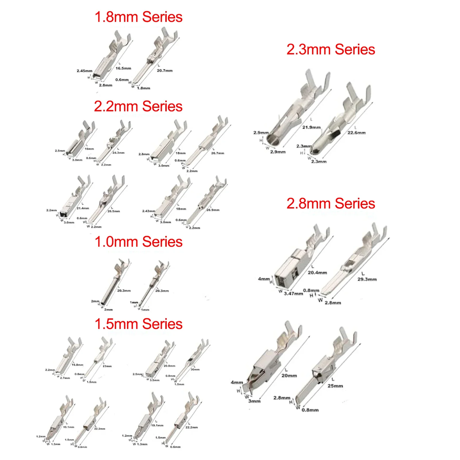 Automotive Connectors Connector Pins Kit Electrical Projects Easy Crimping Or Soldering Long-Lasting Performance
Automotive Connectors Connector Pins Kit Electrical Projects Easy Crimping Or Soldering Long-Lasting Performance