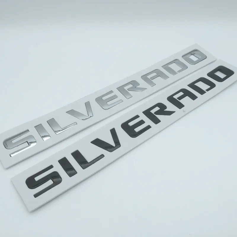 1pcs ABS for SILVERADO Car Letter Rear Trunk Bumper Emblem Sticker Badge Decal styling auto Accessories
1pcs ABS for SILVERADO Car Letter Rear Trunk Bumper Emblem Sticker Badge Decal styling auto Accessories