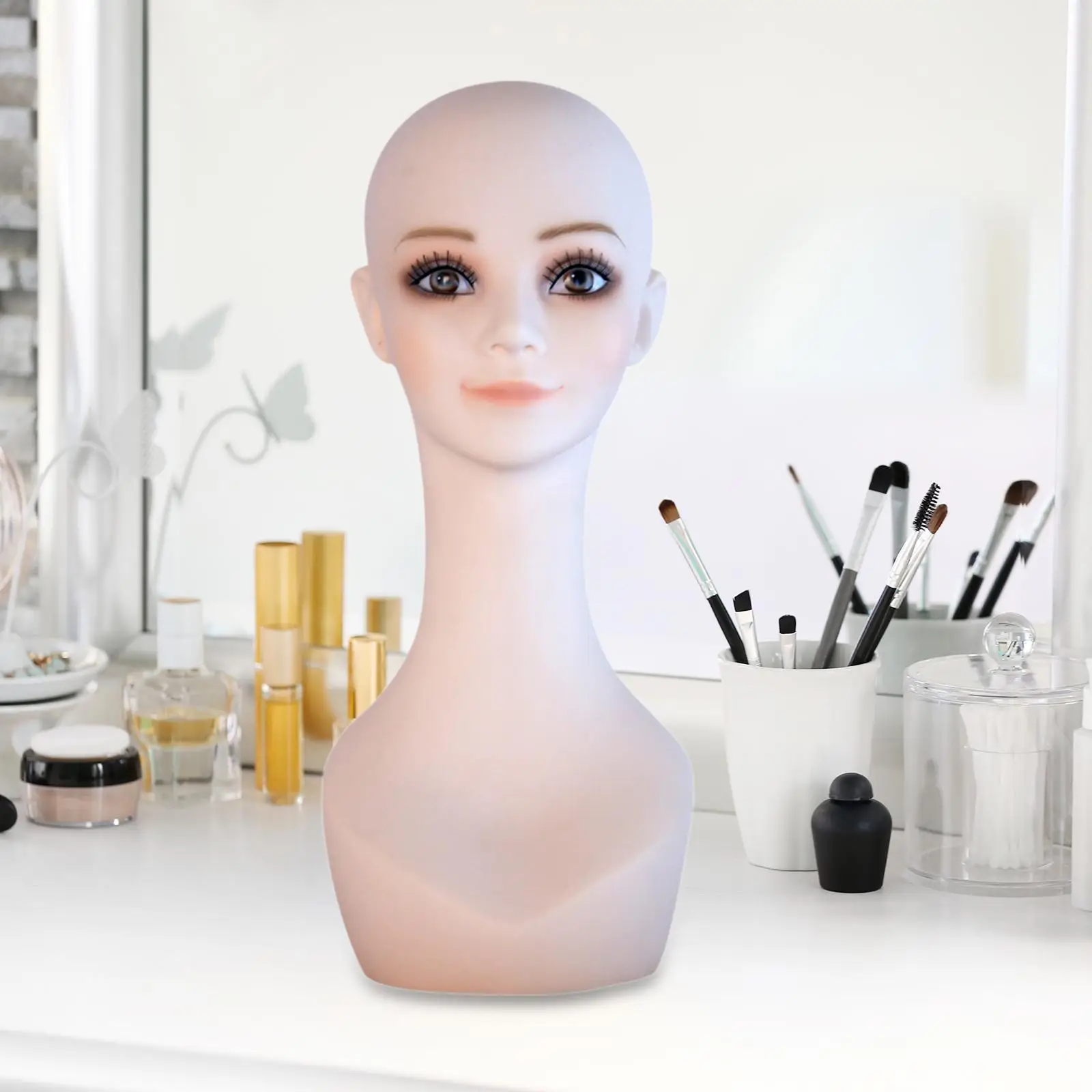 Cosmetology Mannequin Head,Wig Bust Head Stand Jewelry Display with Ear Hole for Hairdresser Stylists Styling Cowboy Hat Home
Cosmetology Mannequin Head,Wig Bust Head Stand Jewelry Display with Ear Hole for Hairdresser Stylists Styling Cowboy Hat Home