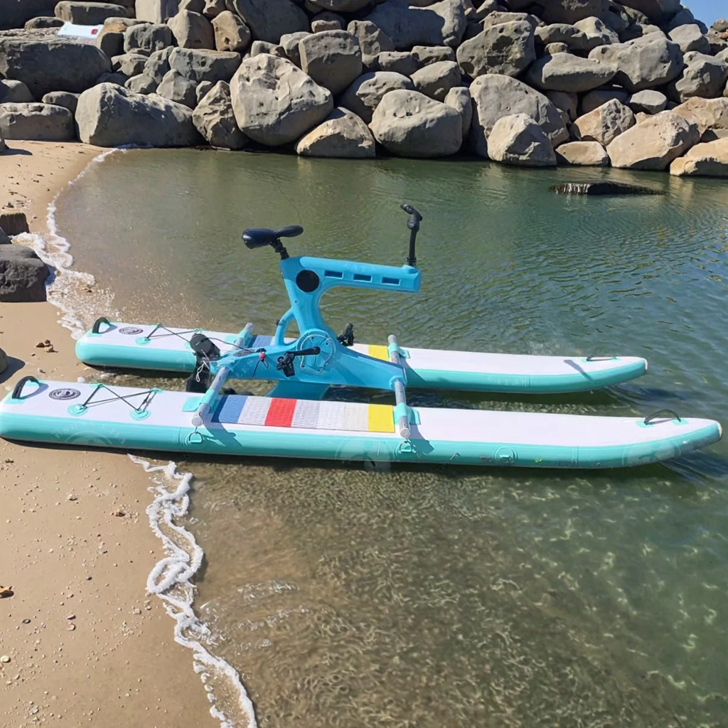 Lightweight Inflatable Water Bike for Fun Water Cycling Ideal for Lakeside and Beach Use
Lightweight Inflatable Water Bike for Fun Water Cycling Ideal for Lakeside and Beach Use