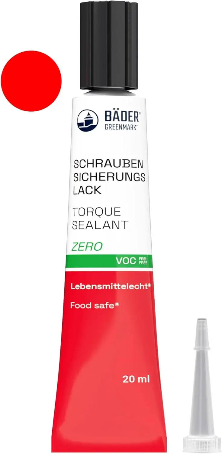 Torque Sealant Tamper Proof Indicator 20ml - Red Security Pen for Sealing, Made in Germany
Torque Sealant Tamper Proof Indicator 20ml - Red Security Pen for Sealing, Made in Germany