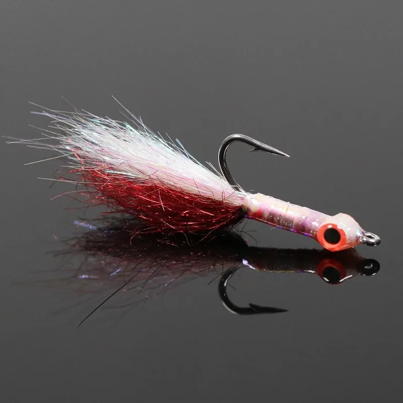 5-Piece Fish Eye Minnow Streamer Fly - Highly Realistic 3D Design, Durable Epoxy, Corrosion-Resistant Stainless Steel Hook, Attr
5-Piece Fish Eye Minnow Streamer Fly - Highly Realistic 3D Design, Durable Epoxy, Corrosion-Resistant Stainless Steel Hook, Attr