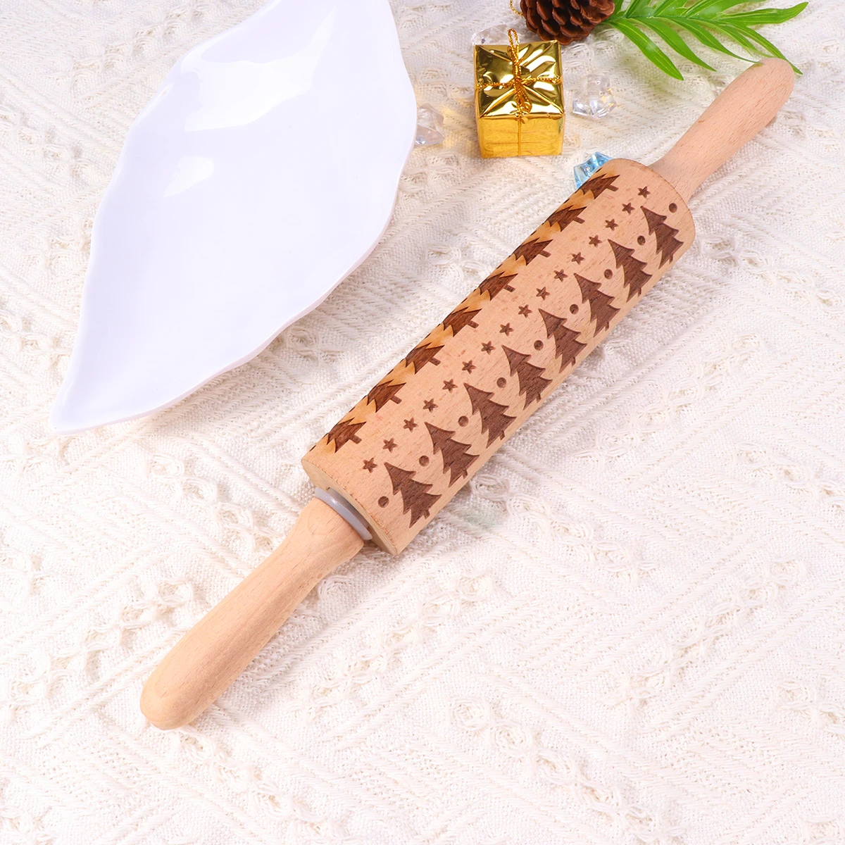 Wooden Rolling Pin Engraved Roller Bamboo Embossing Dough Pasta Biscuit Jelly Pancakes Pastries Pizza Sturdy Non Slip Handle Eco
Wooden Rolling Pin Engraved Roller Bamboo Embossing Dough Pasta Biscuit Jelly Pancakes Pastries Pizza Sturdy Non Slip Handle Eco