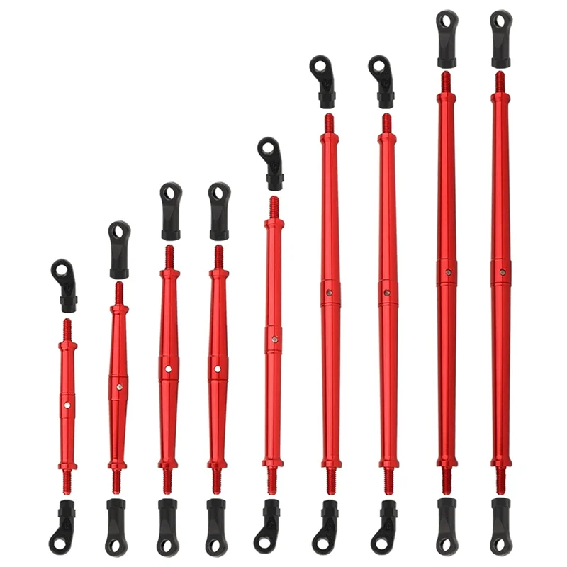 9Pcs Metal Suspension Link Rod Chassis Link Set for Axial SCX10 III JT 1/10 RC Crawler Car Upgrade
9Pcs Metal Suspension Link Rod Chassis Link Set for Axial SCX10 III JT 1/10 RC Crawler Car Upgrade