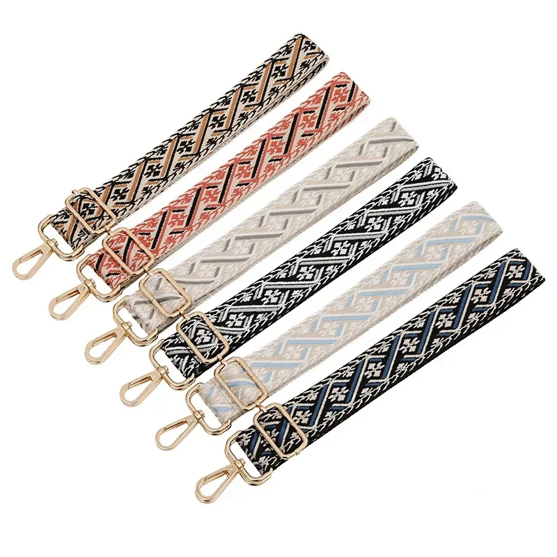 New Bag Shoulder Strap Accessories Single Shoulder Crossbody Adjustable Jacquard Long Shoulder Strap Messenger Belt Ethnic Style
New Bag Shoulder Strap Accessories Single Shoulder Crossbody Adjustable Jacquard Long Shoulder Strap Messenger Belt Ethnic Style