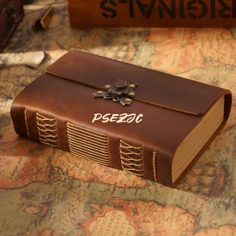 Handmade Sketching Book Head Layer Cowhide Creative Retro Traveler Diary Thread Mounted Thickened Notebook
Handmade Sketching Book Head Layer Cowhide Creative Retro Traveler Diary Thread Mounted Thickened Notebook
