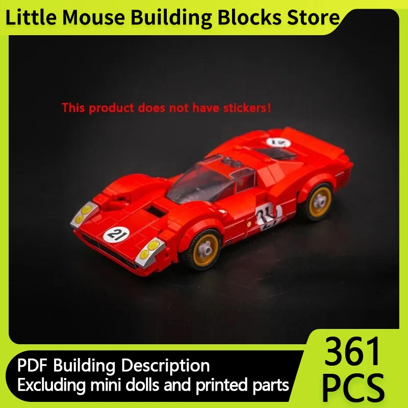 Модель городского автомобиля Speed Champion MOC, строительные кирпичи 330 P3, супергоночная модульная технология, подарок, детский костюм, игрушка Holida, сборка
Модель городского автомобиля Speed Champion MOC, строительные кирпичи 330 P3, супергоночная модульная технология, подарок, детский костюм, игрушка Holida, сборка